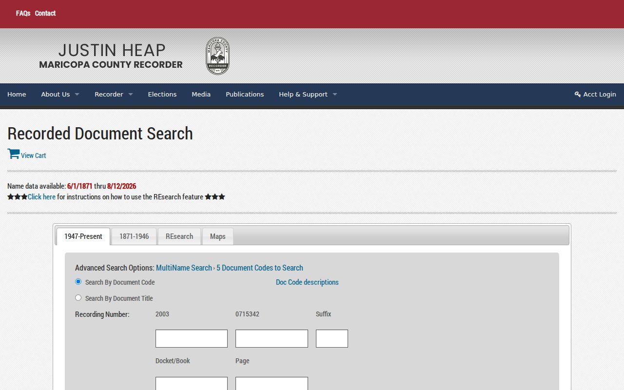 Phoenix previous residents legacy deed index search